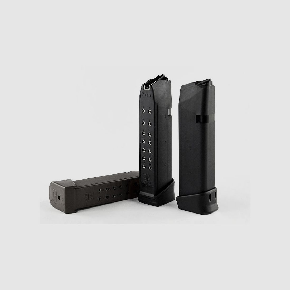 GLOCK HighCap-Magazine mit Zubringer schwarz 9mm, Compact - 10+2rd *Auslaufartikel*