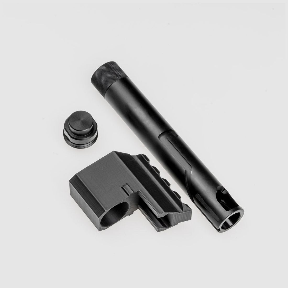BUNDLE | ALU TUNING BARREL - Short + Cover + Expansion Cap | Co² KIT | FSC Pistol | 60J+, imagen 4 de 6