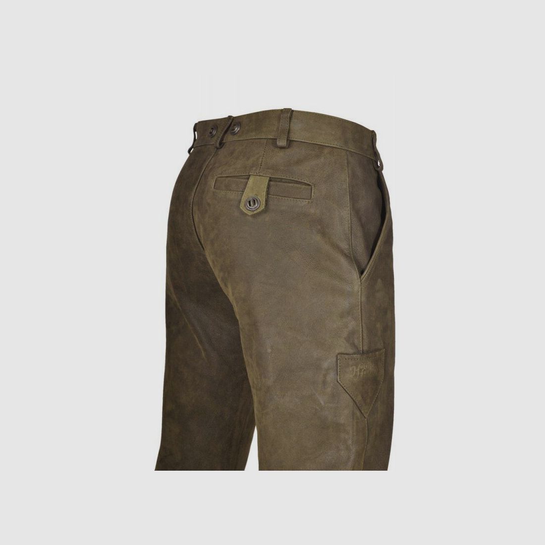 Hubertus Leder Jagdhose Trapper