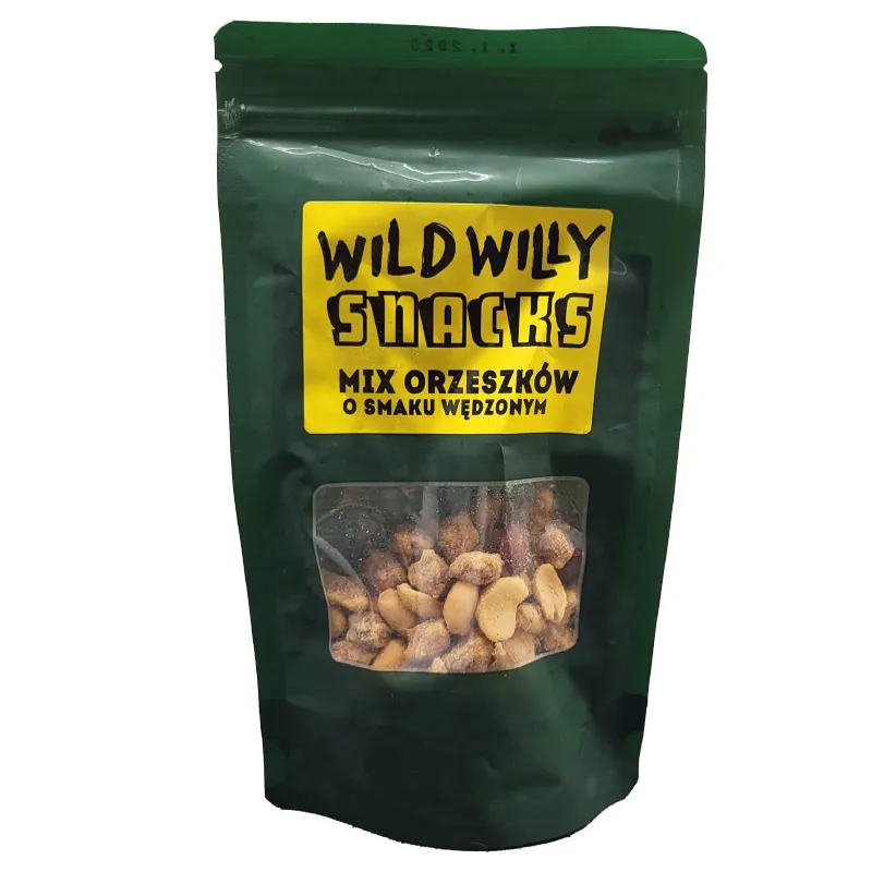 Mezcla de cacahuetes con sabor ahumado Wild Willy 100 g – ¡¡Novedad!!, imagen 1 de 2