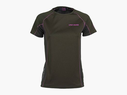 T-SHIRT – WOMEN – UNIVERS – DRY-ACTIVE Green/Fuchsia
