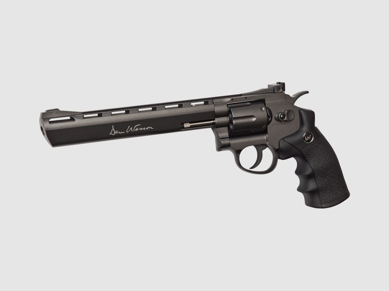 Revolver Dan Wesson 8″ Grau – 6 mm Co2
