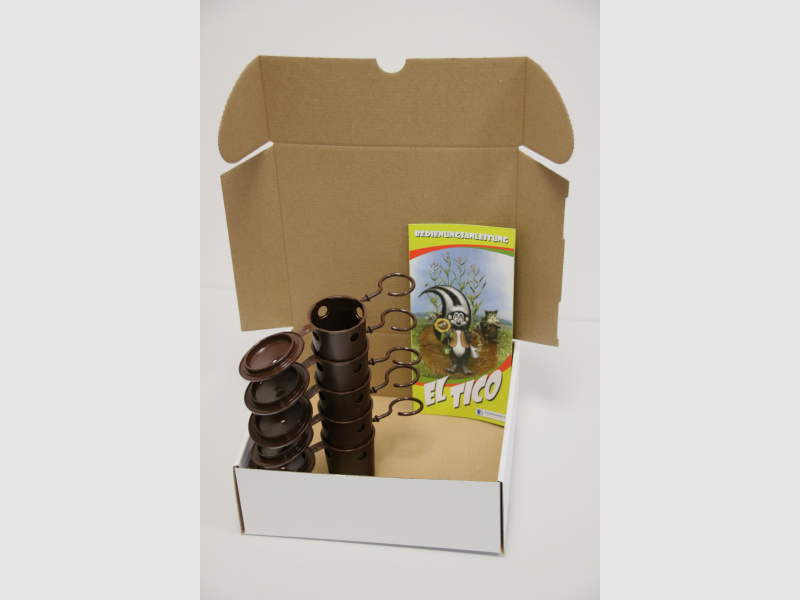 El Tico Bio Verdunster bruin - Marter, Mol, Schalenwild, Wildzwijn, Wasbeer, Wespen, ...