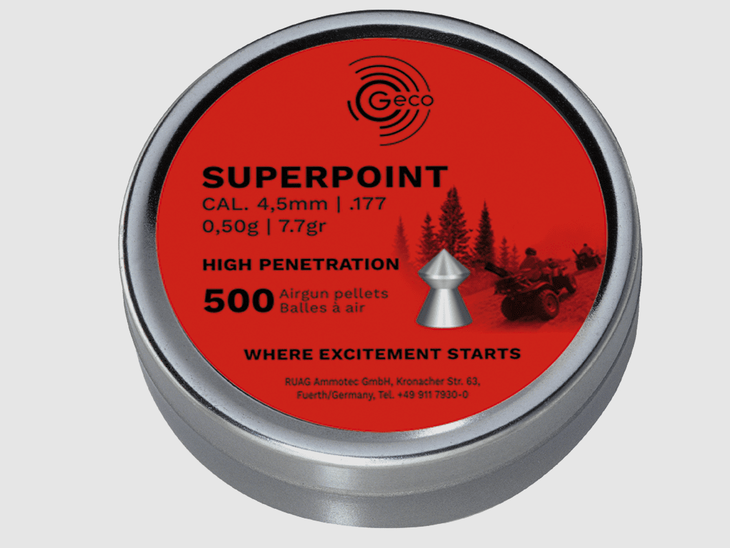 Geco Superpoint Diabolo 4,5 mm 0,50G 500er