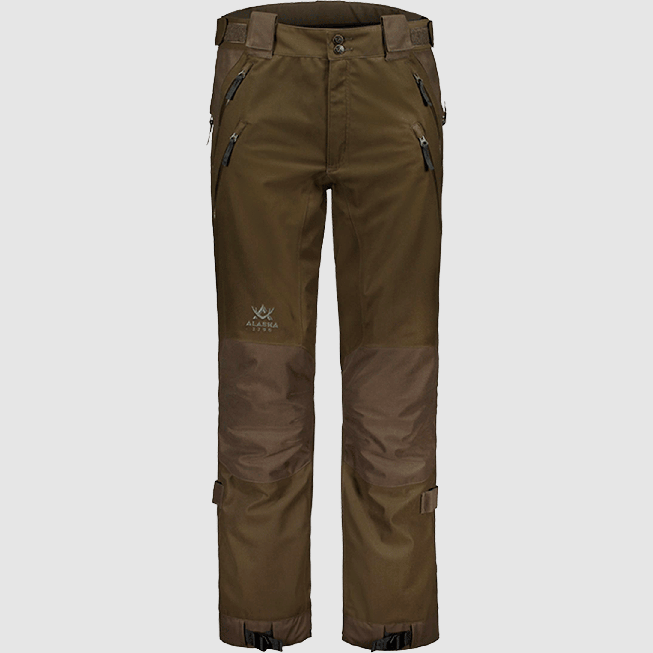 Alaska 1795 Superior II Pantaloni Uomo Marrone Muschio XXS