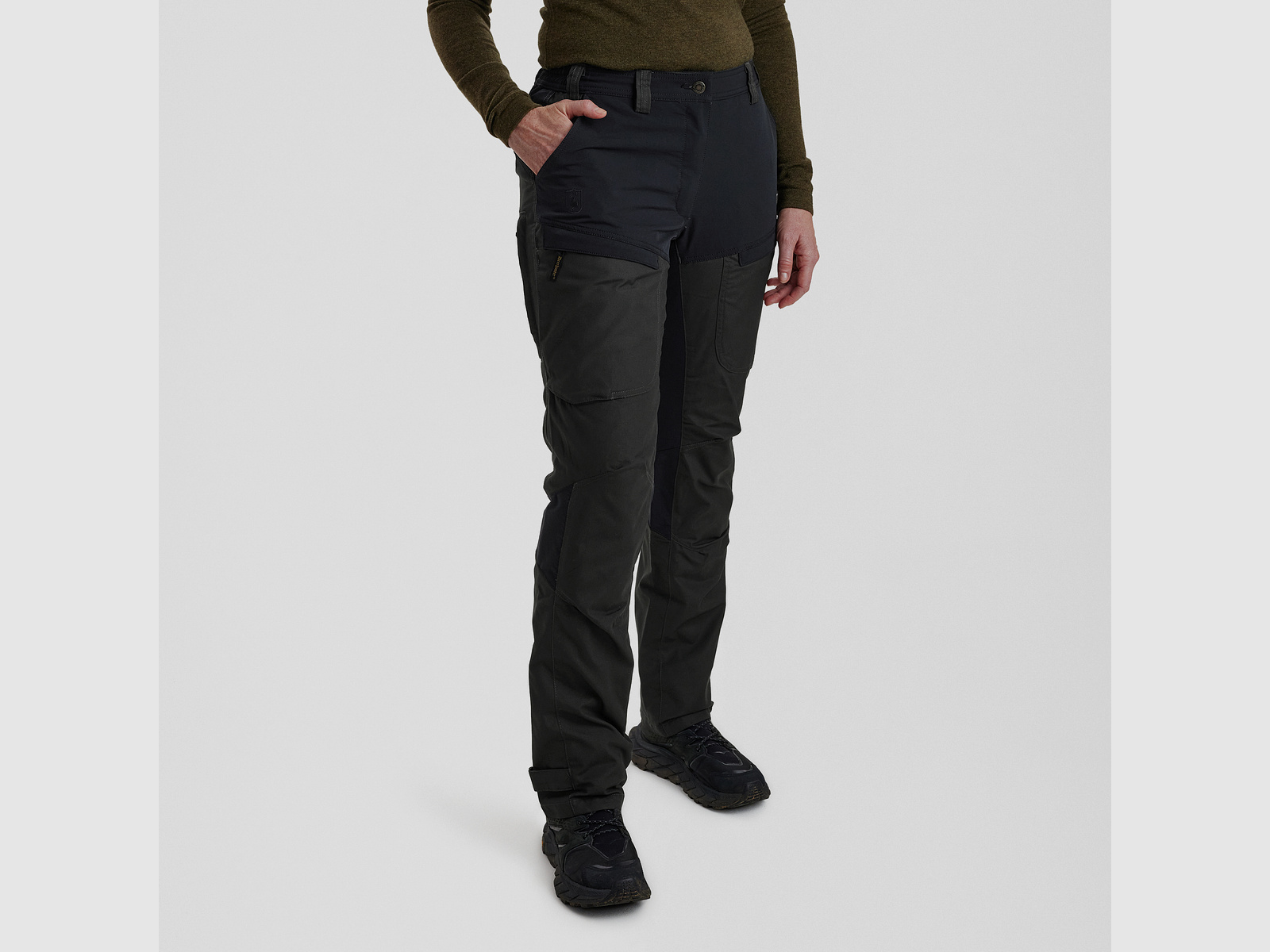 Lady Ann Hose mit Membran - Black Ink – Kleidergröße Damen: 48