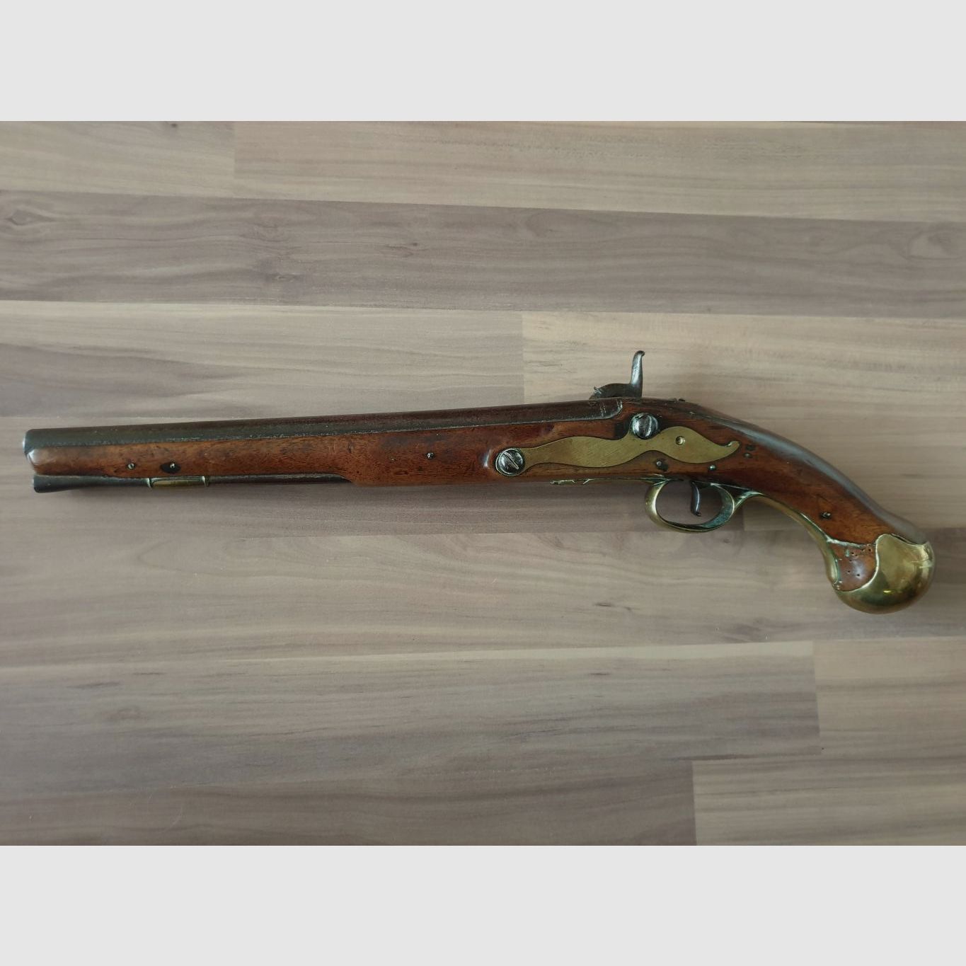 Englische Offizier-Pistole vor 1742