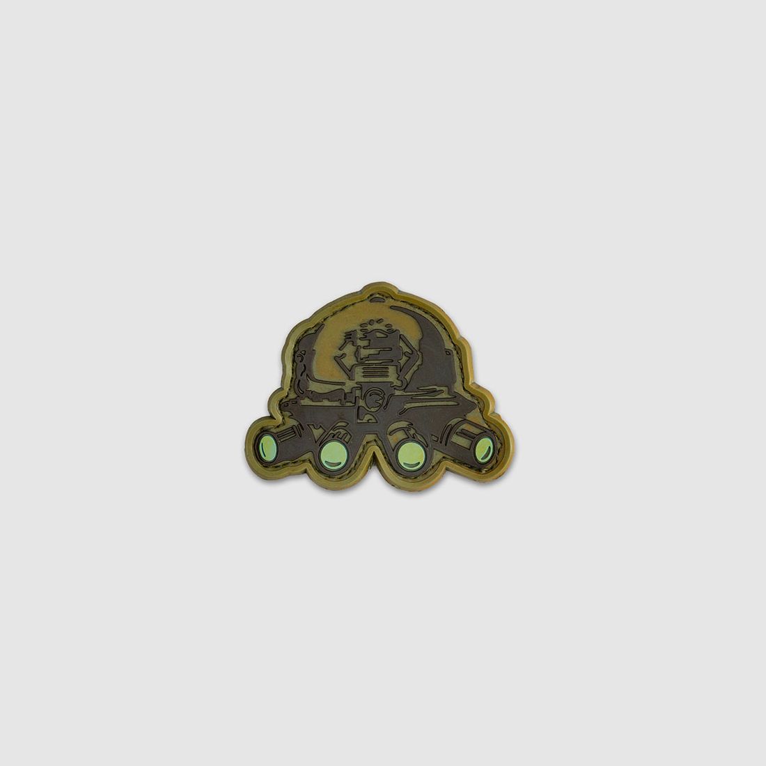 OPENLAND TACTICAL NERG – PATCH AUS GUMMI SHADOW OPERATOR | OD GRÜN, Bild 1 von 2