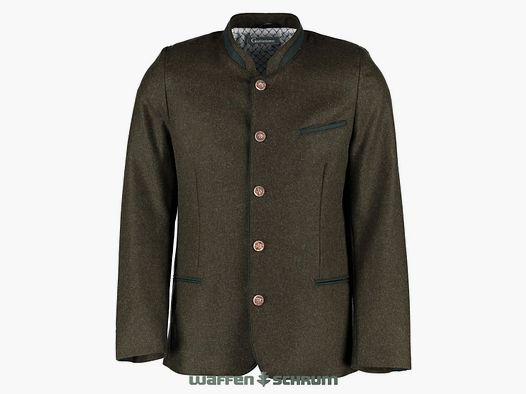 Jacket de escalador con tiras y parches oliva