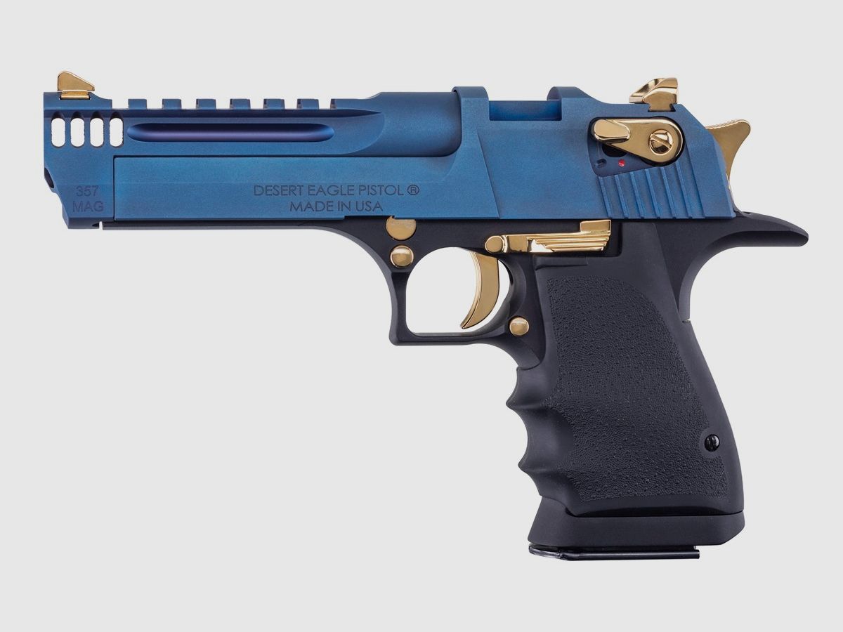 Desert Eagle XIX 5" IMB Magic Carbo Blue/T-Gold L5