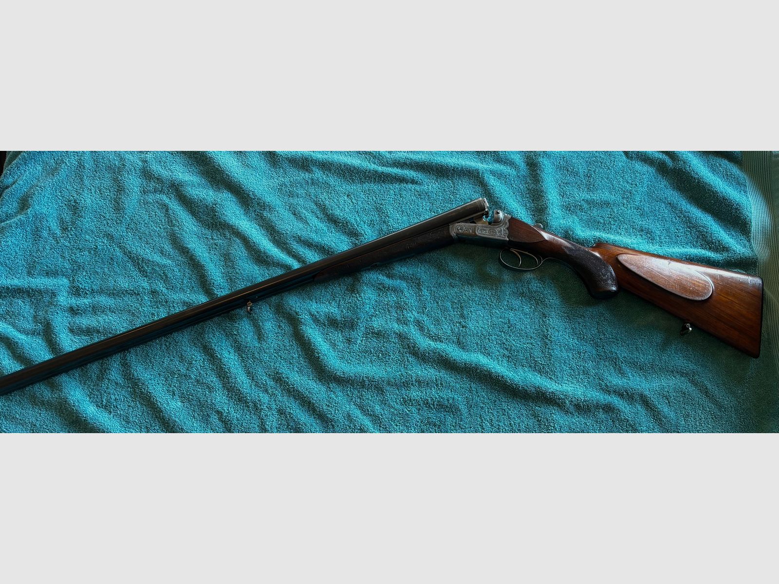 Alte Suhler Doppelflinte – Sempert & Krieghoff, Kaliber 16 ca. 100 Jahre alt