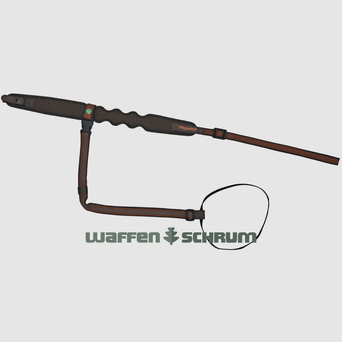 Niggeloh Gewehrriemen FIX Loden - braun