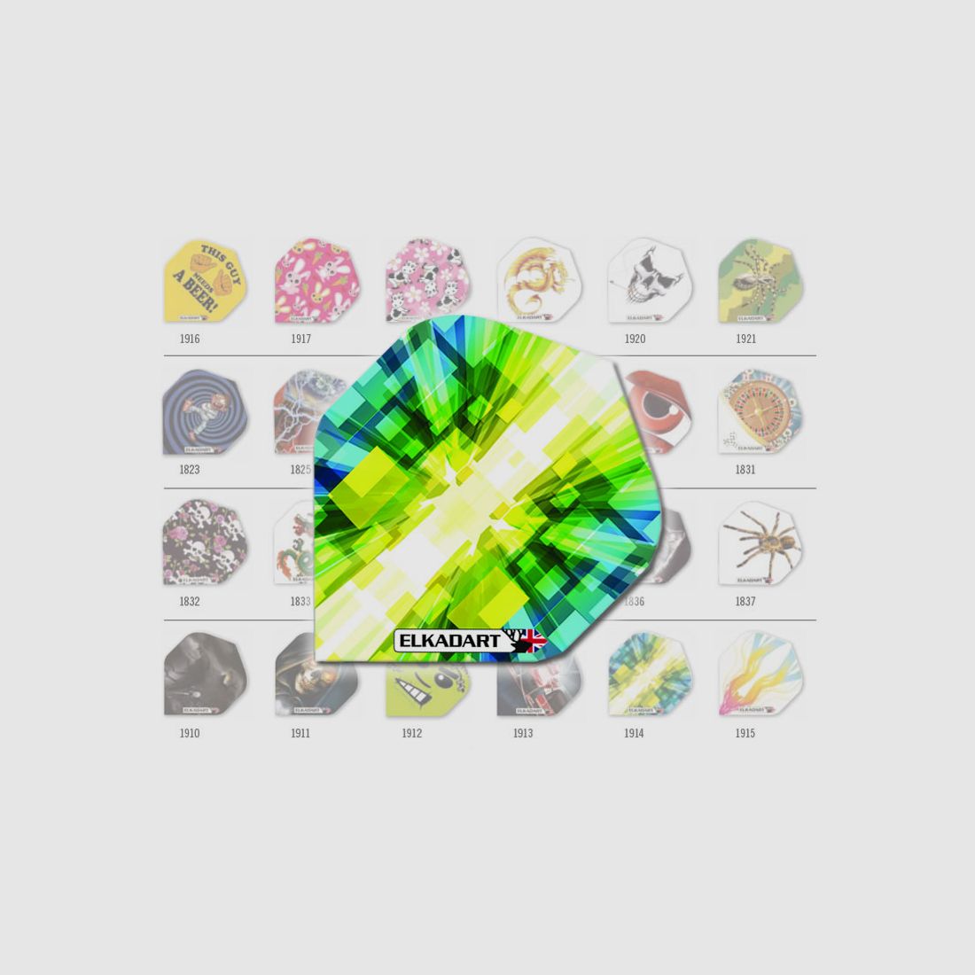 Elkadart Flights Prism Diamond Form 3 StĂĽck