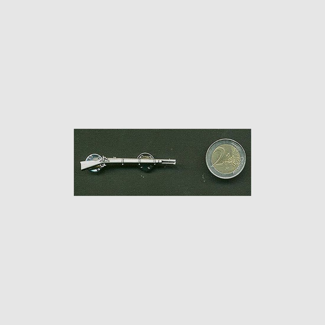 Vorderlader-Muskete als Metall-Anstecker