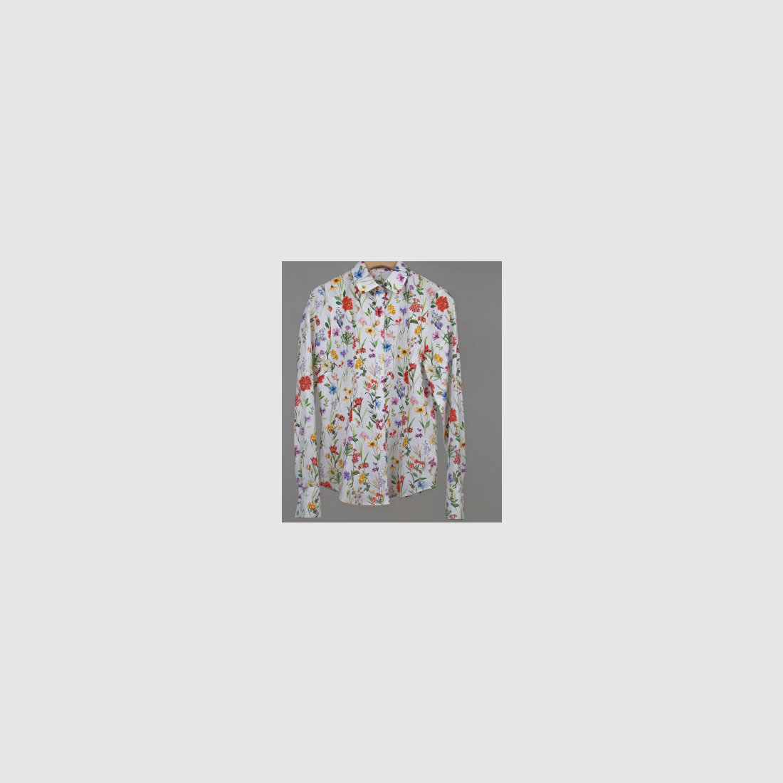 Wallmann Taillierte Bluse mit Blumenwiesendruck, Bild 1 von 2