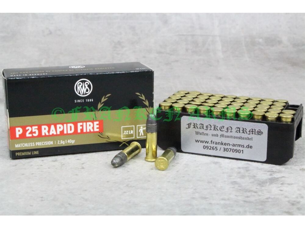 RWS	 P25 RAPID FIRE 50Stück Staffelpreise