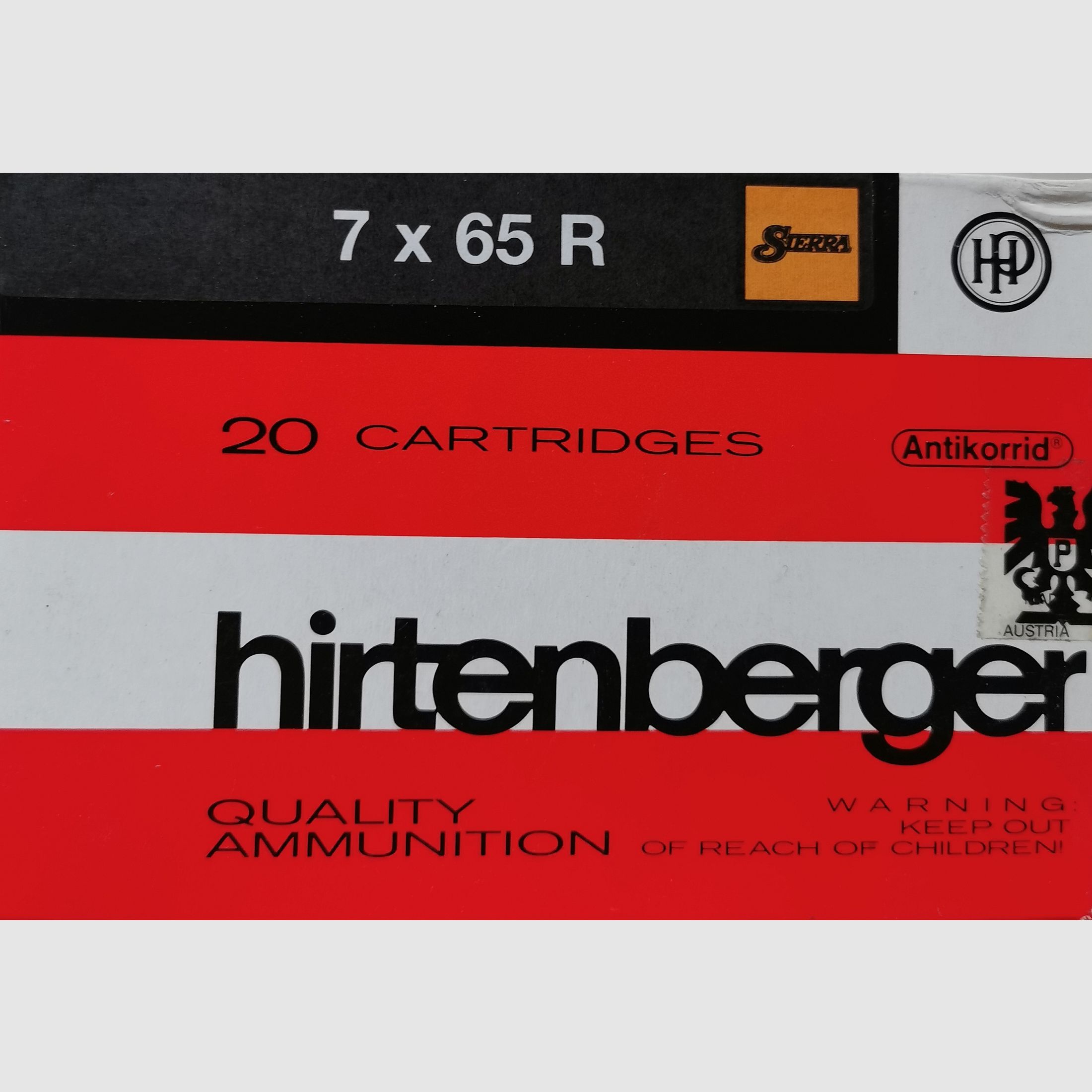 Büchsenpatronen Hirtenberger Sierra 7x65R 9,1g / 140gr. !!!