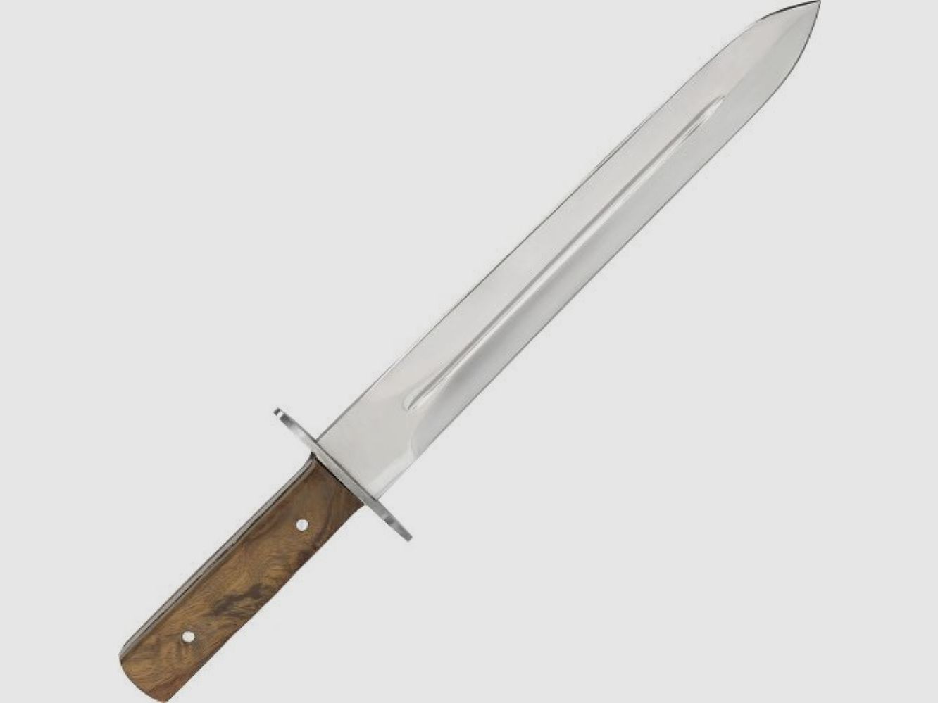 Dague en bois de noyer avec étui en cuir, image 1 sur 2