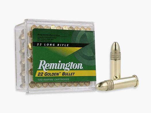 Remington Golden Bullet .22 LR 40GR BPRN 100 cartucce