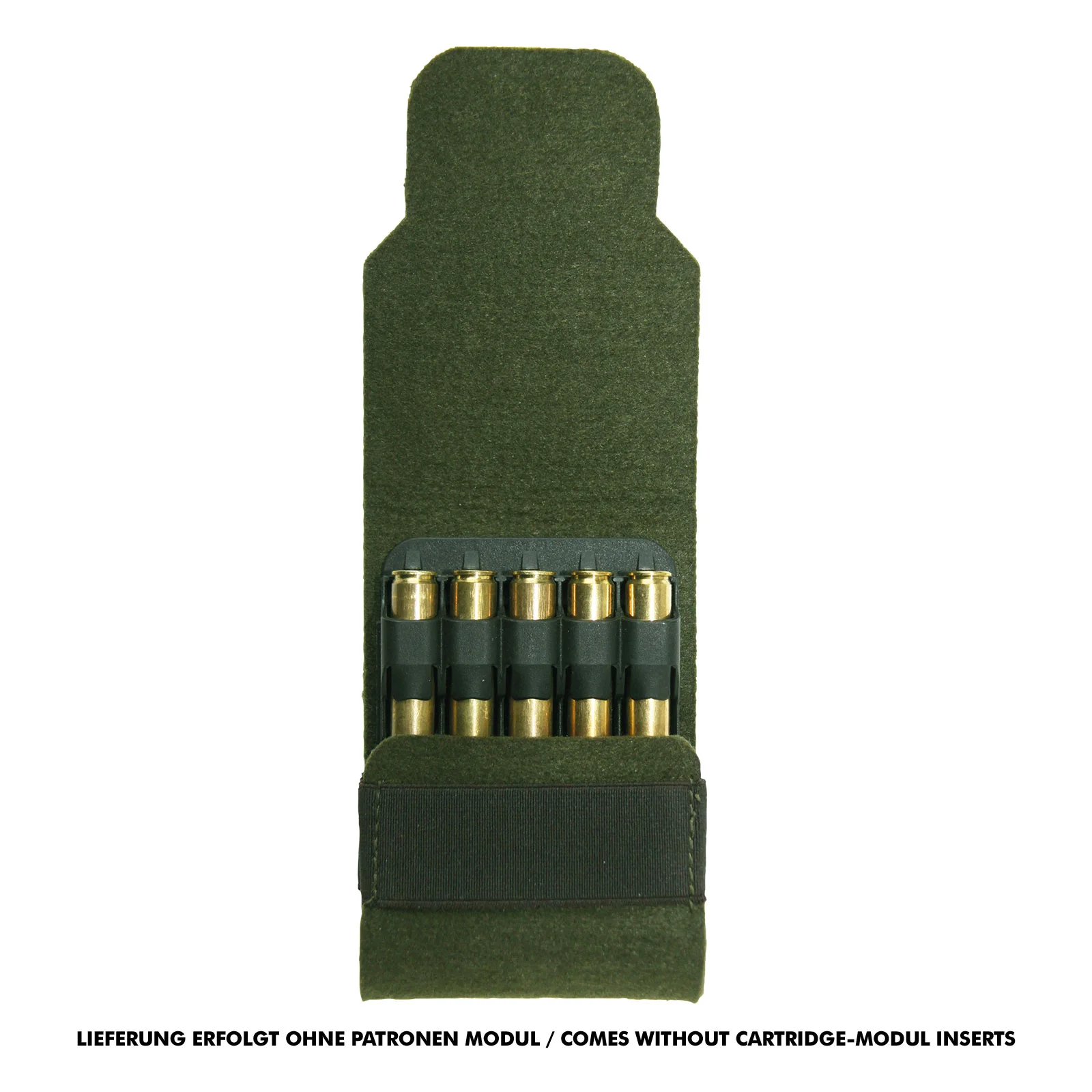 AKAH Felt Cartridge Case for 5 Rifle Cartridges 6.5–9.3 mm and Cartridge Module from RUAG/RWS, image 3 of 3