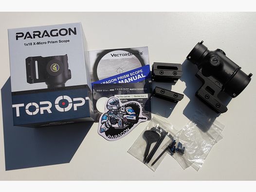 Vector Optics SCPS-M10 Paragon 1X18 Mini Prism Scope