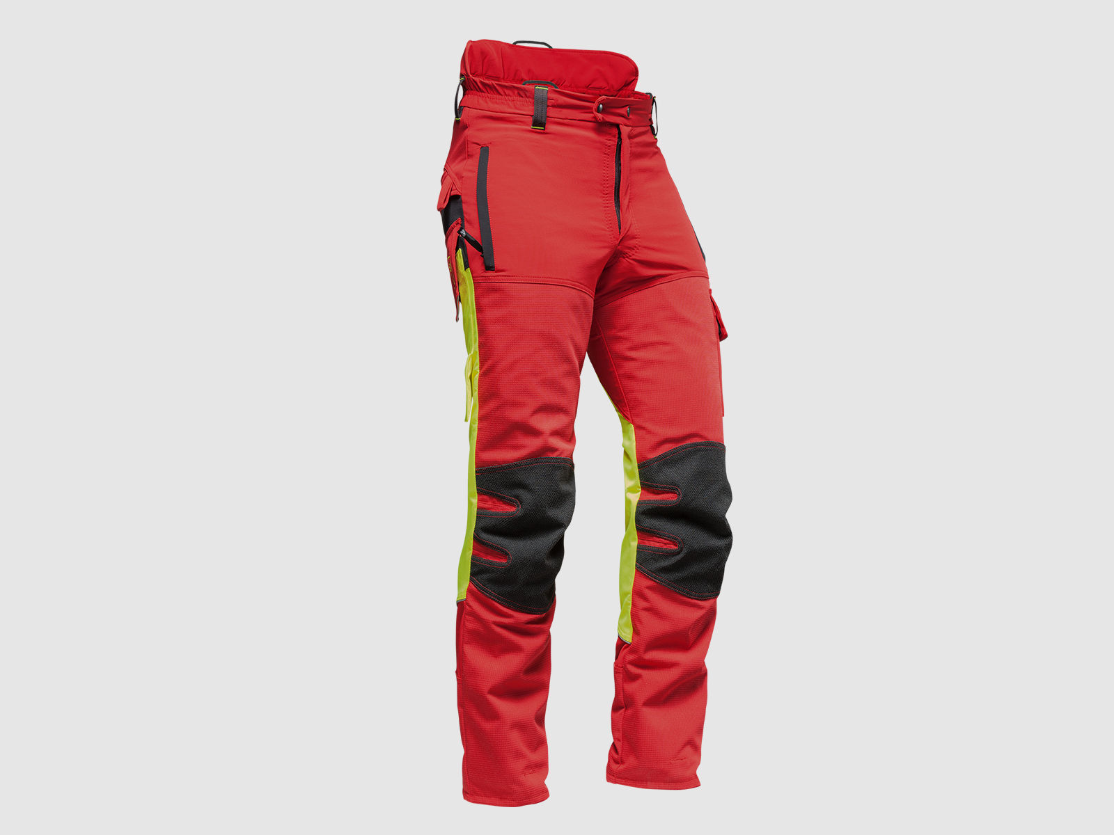 AX-MEN Cut Protection Trousers Ripstop EVO, red, image 1 of 6