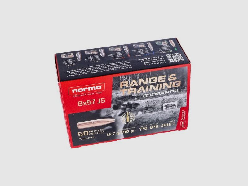 Norma Range & Training Kal. 8x57IS - 12,7g / 196gr