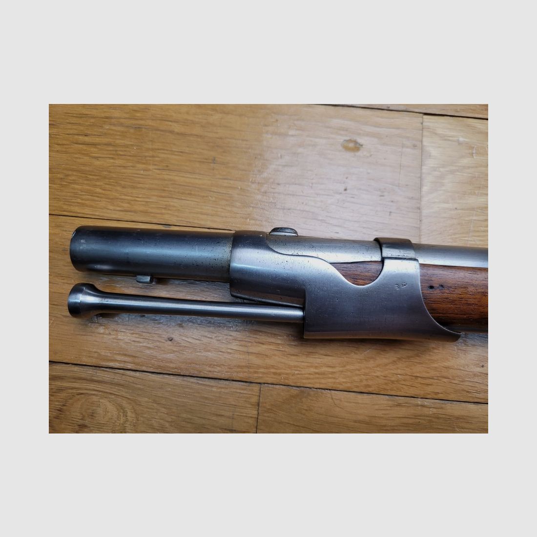 Rifle de infantería muy raro modelo 1857 – no transformado tabatière – Fábrica imperial de Mutzig – hermosos sellos – TBE+, imagen 24 de 28