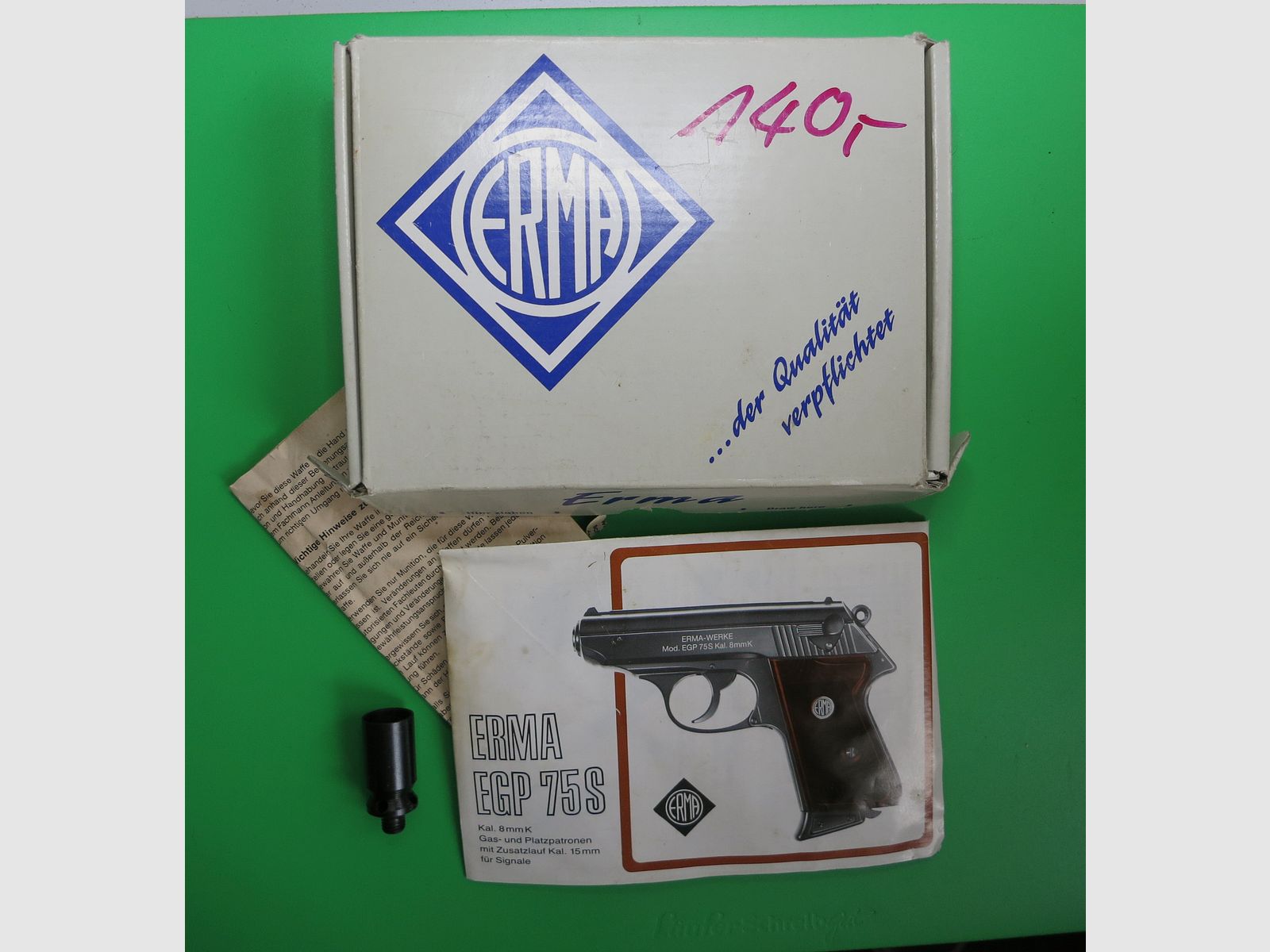 Erma EGP 75S, 8 mm Knall, Nachbau der Walther PPK (James Bond 007)    #53