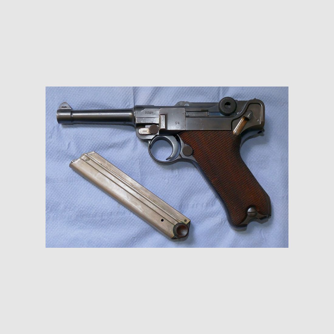 TOP GELEGENHEIT  DWM PISTOLE 08 VON 1916, KALIBER 9 mm PARA, - GUTE GELEGENHEIT