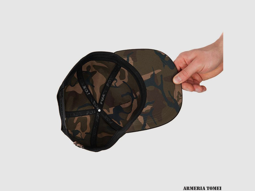 HAT – FOX – BLACK/CAMO FLAT PEAK SNAPBACK CAP, image 5 of 5
