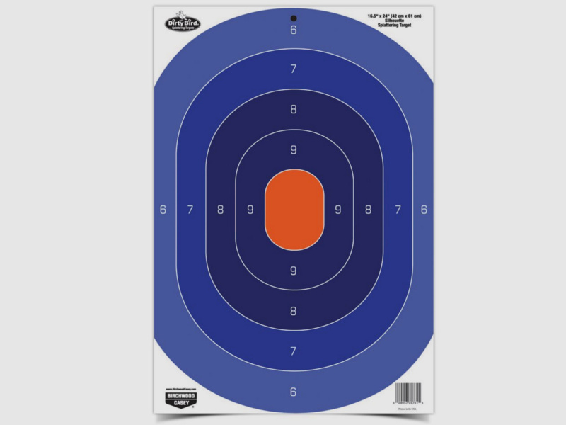 3 fogli Silh. Bulls-Eye 42x61cm