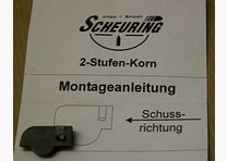 Scheuring-Waimex 2-Stufenkorn für S&W Revolver zum verstiften