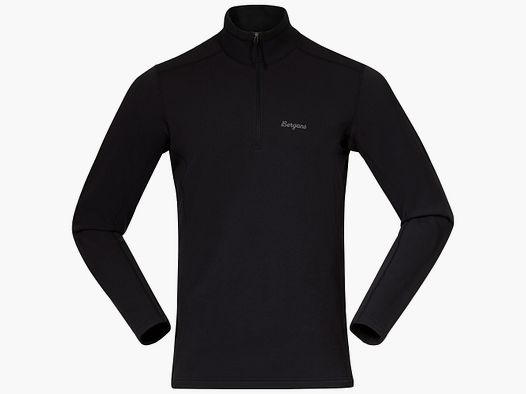 Bergans Midtli Midlayer Half Zip Hommes Noir L
