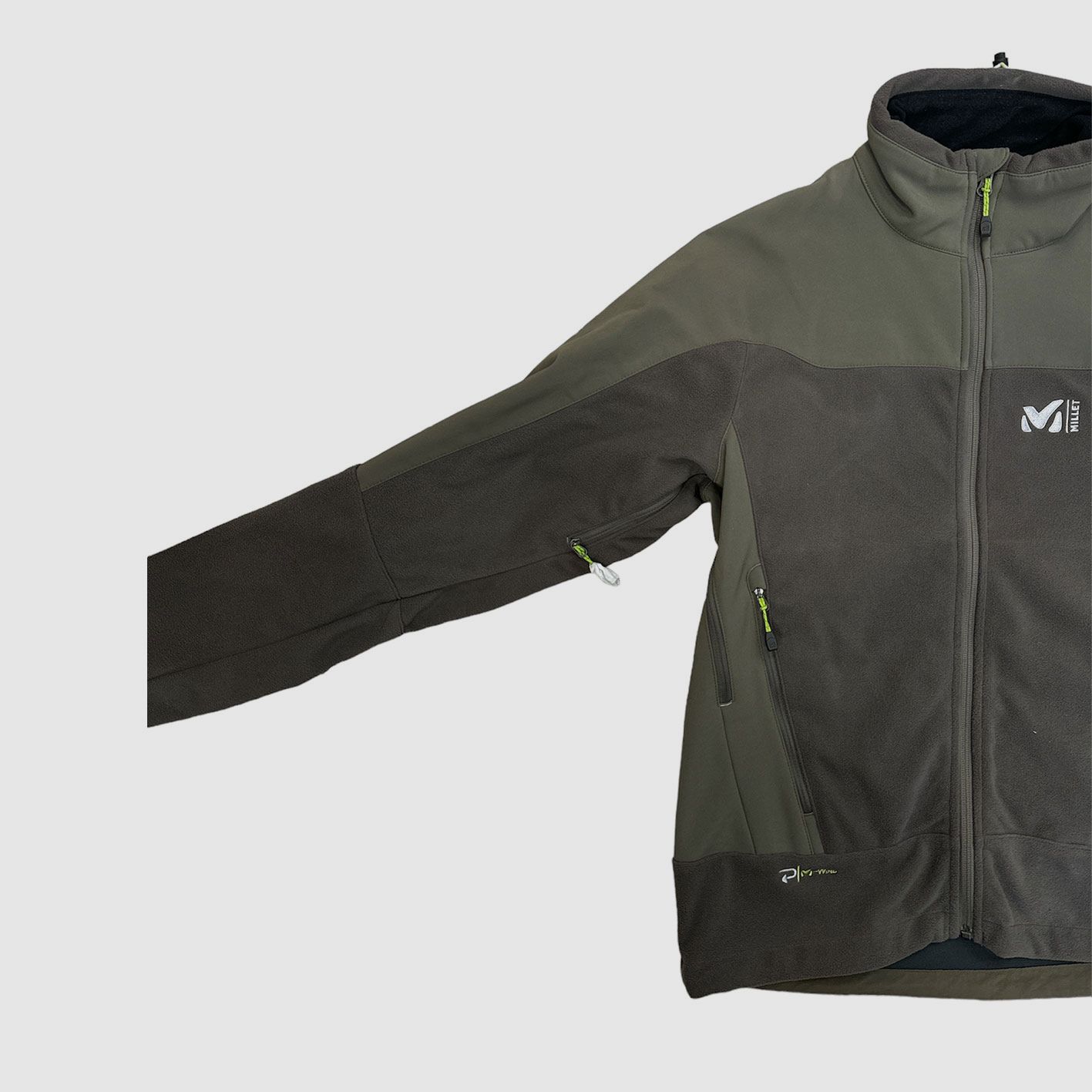 FLEECE JACKET – MILLET – MEN – DUAL SOFTSHELL JKT Grey Aluminium, image 2 of 4