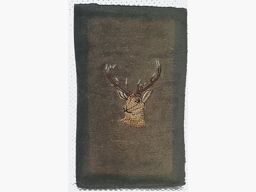 Gästetuch aus 100% Baumwolle Motiv Hirsch 30x45cm