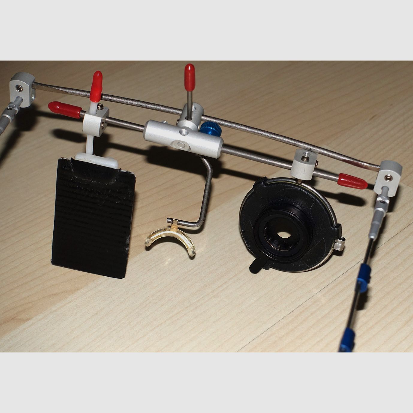 RESERVIERT! Profi MEC Schießbrille mit Knobloch Irisblende, Vario Lens 2 plus, usw., NP 600,-