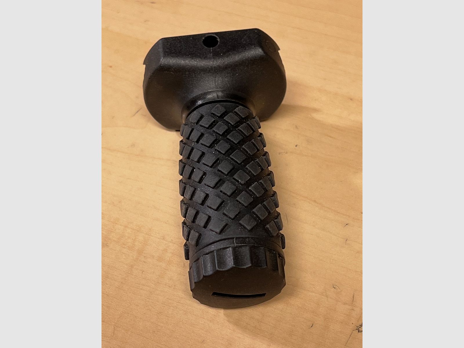 Gummiseerde voorgrip voor Airsoft, verticaal in zwart, korte versie