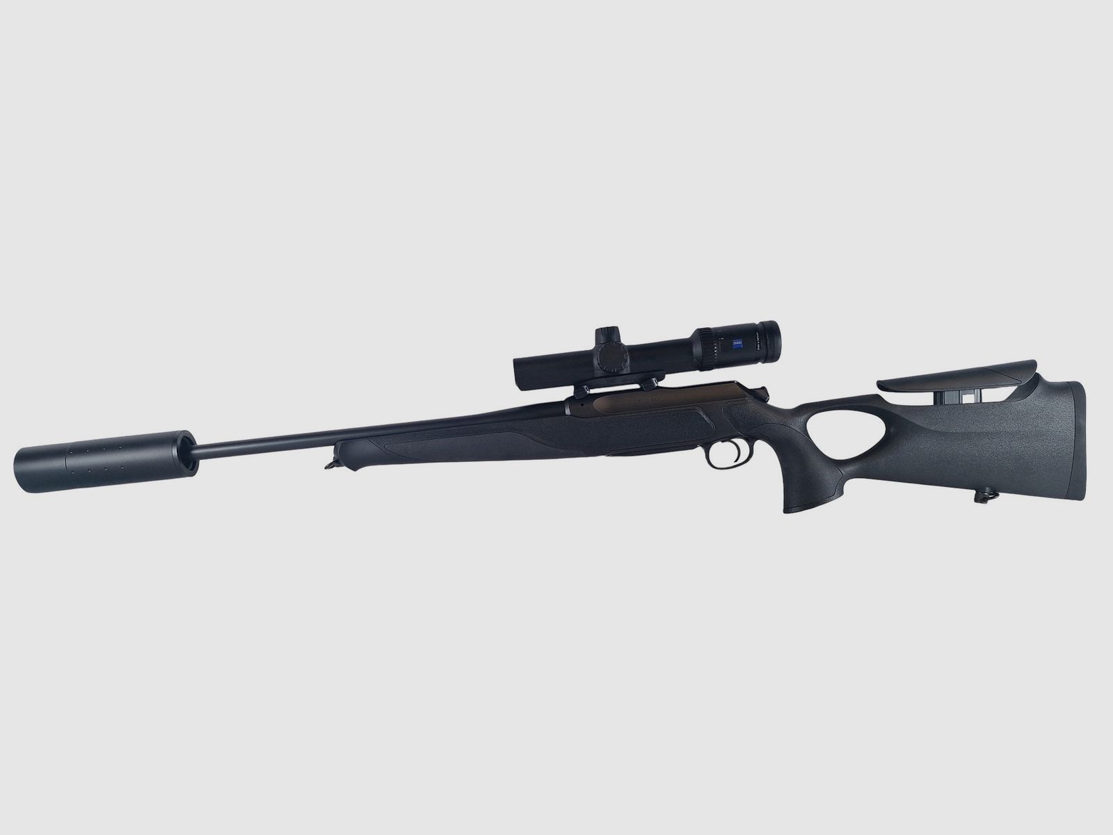 Drückjagd Sauer & Sohn 505 XT Synchro im Kal. 30-06 mit Schalldämpfer und Zeiss V6 1-6x24 sofort verfügbar