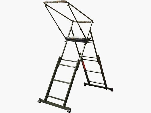 Silla de caza de aluminio Berger & Schröter con extensión