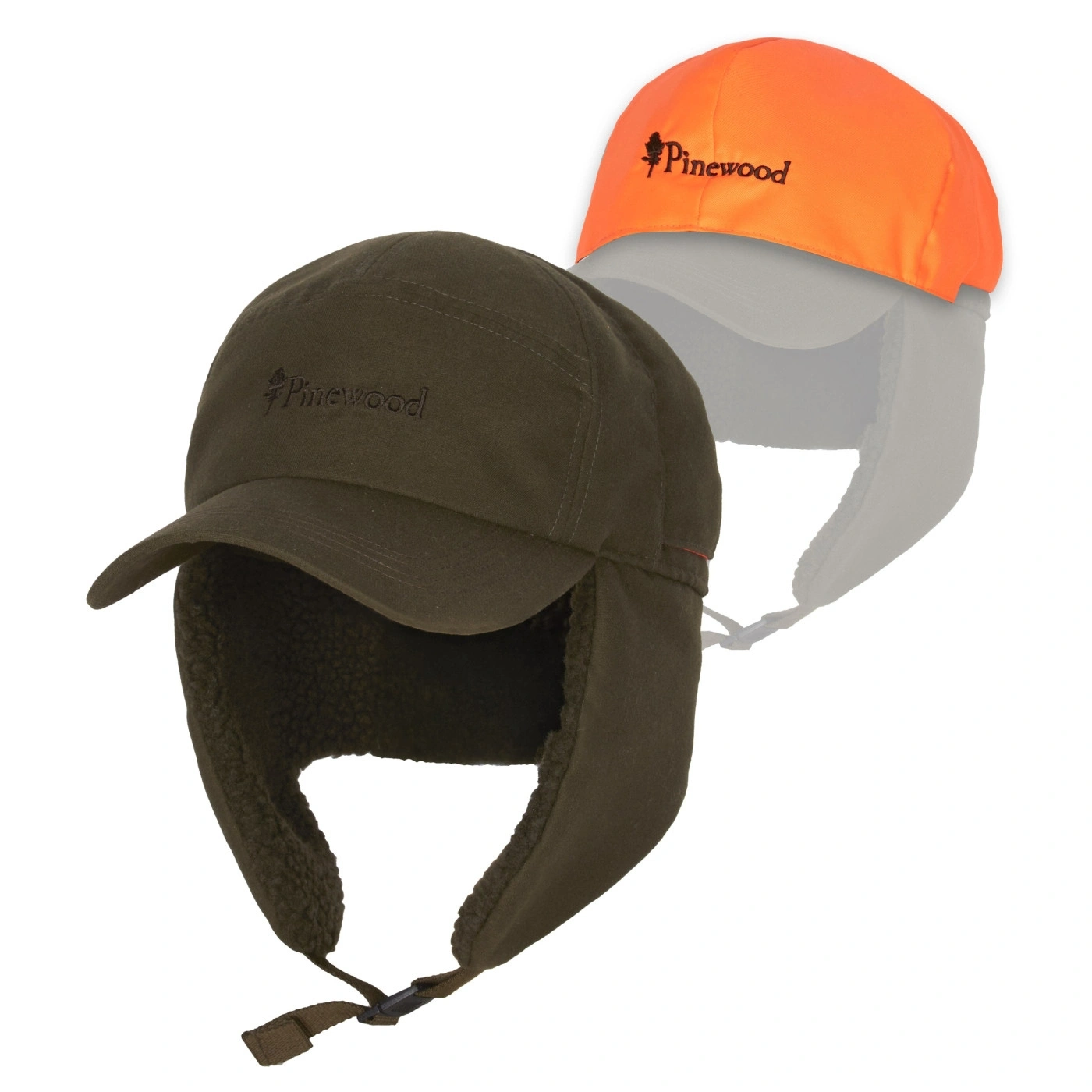 PINEWOOD Smaland Teddy Cappello invernale - MossGreen/Orange - 1219 (192), immagine 4 di 4