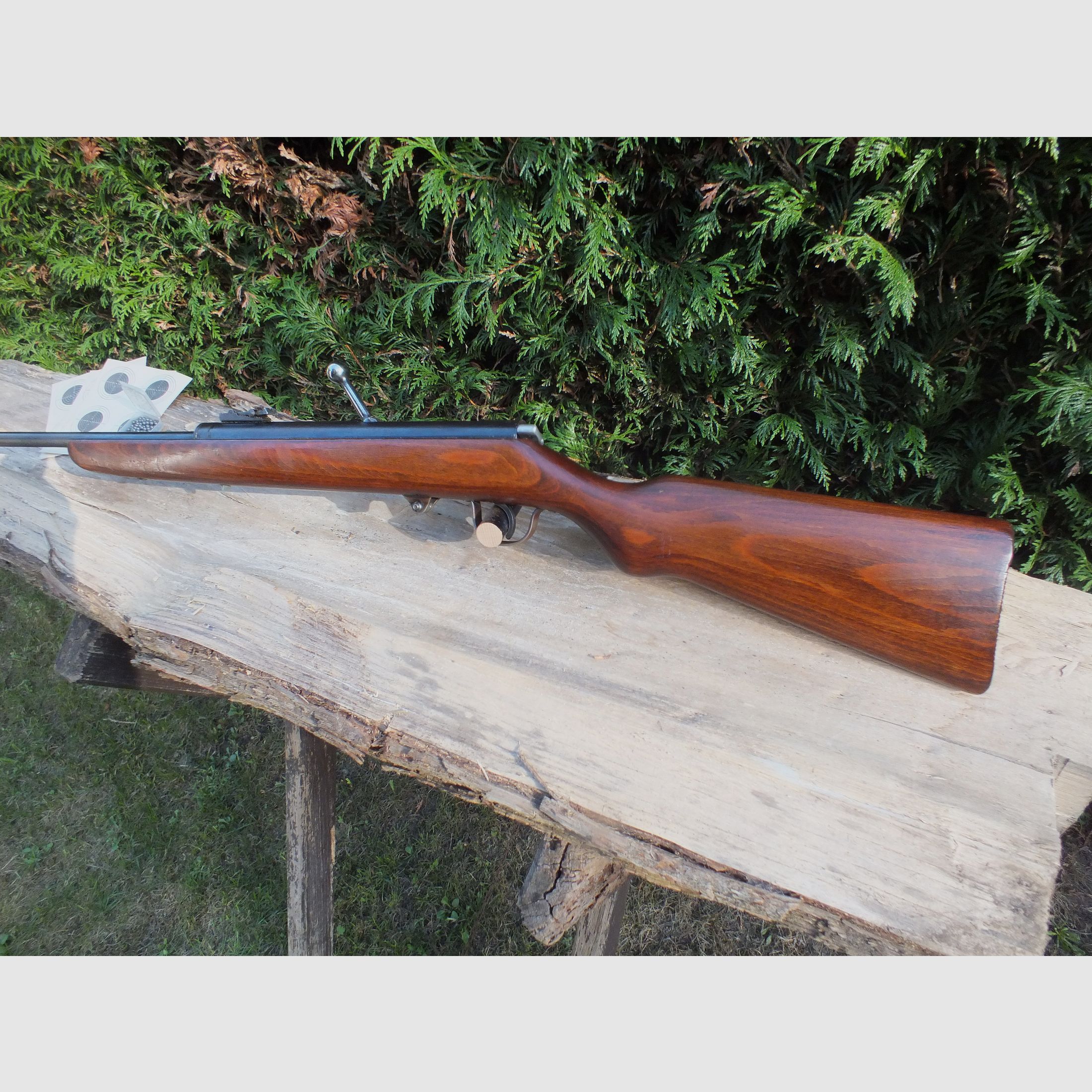 Suhler Repetier- Luftdruckgewehr Haenel 49a, DDR