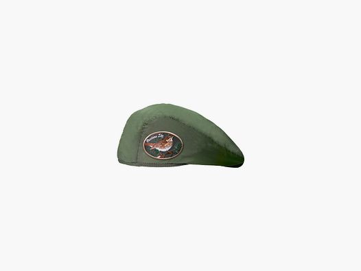 Coppola verde con il patch Passione Tordo Passione Zip