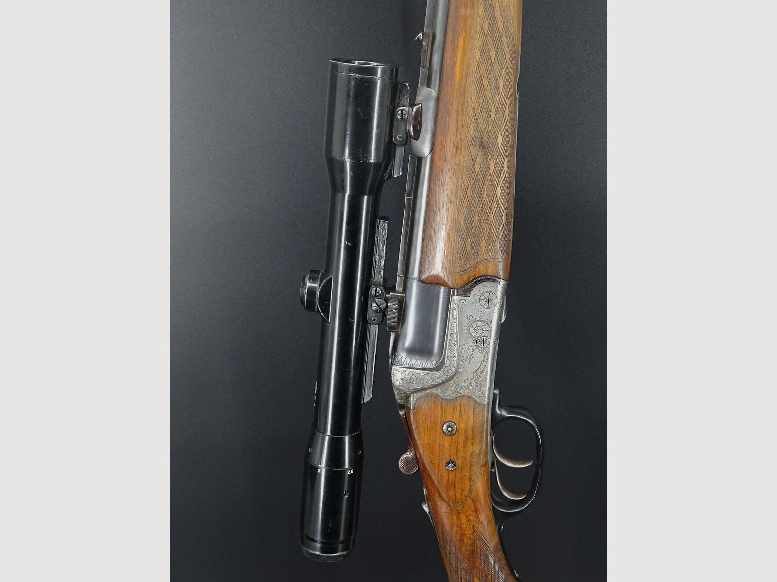 Heym BBF BF 55 met WL kaliber 7x65R 16/70 bouwjaar 1961 BF 55 met WL