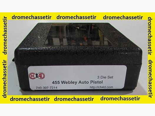 Werkzeugsatz CH4D für das Wiederladen im Kaliber 455 Webley Auto-Pistole
