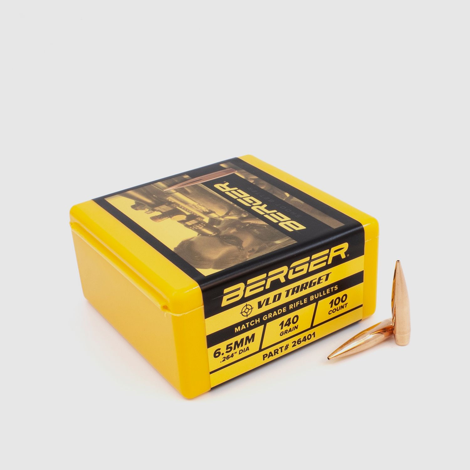 Proiettile Berger 6,5mm/.264 VLD Target 140GR 100 pezzi