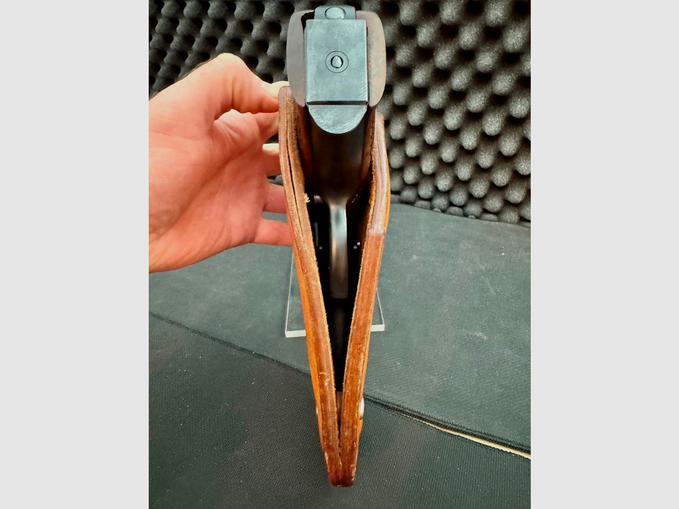 Gürtelholster, dickes Leder, halb offen (schnellziehen), Hart, Formteile, Hand made, perfekt für CZ75