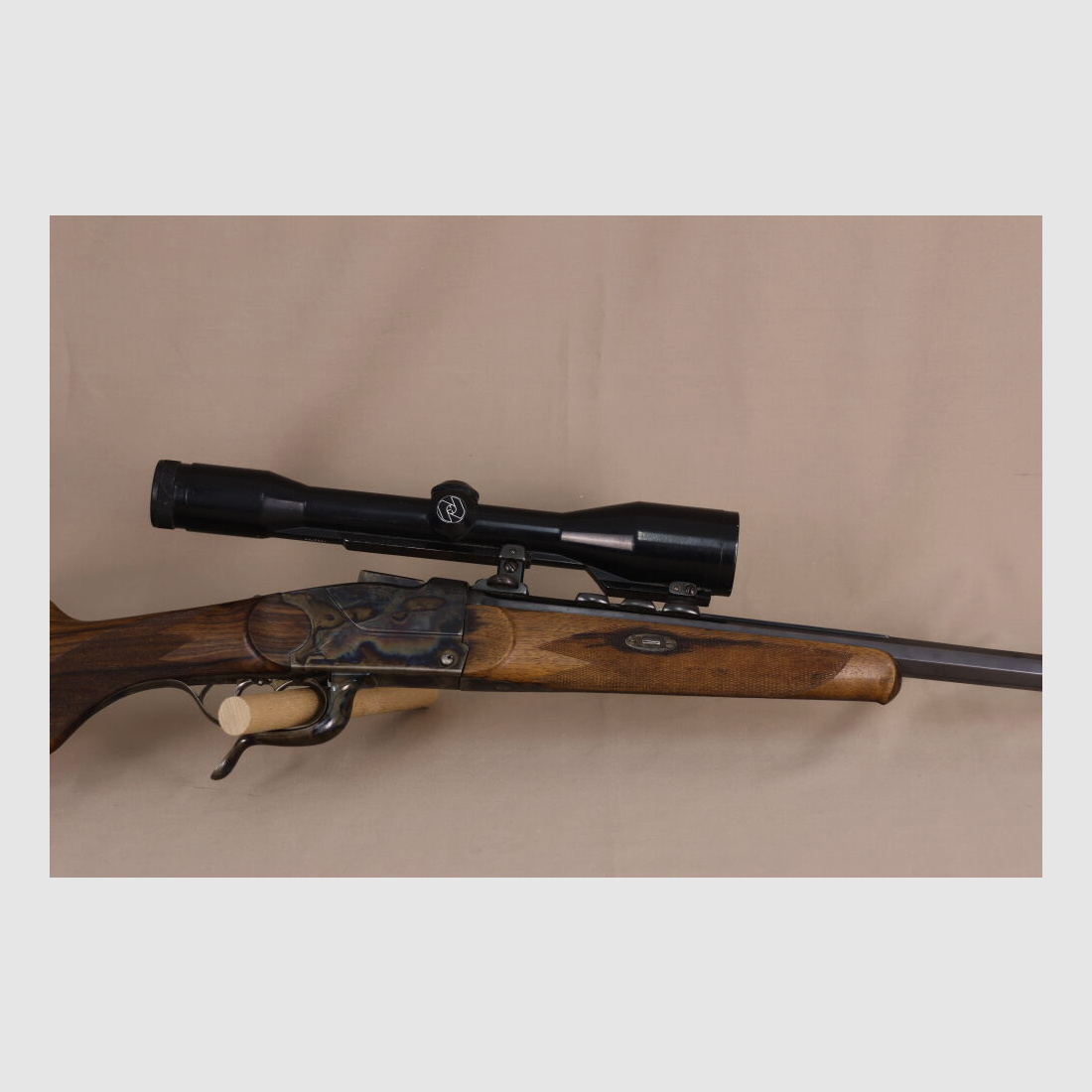 Greifelt & Co. Suhl break-action rifle with color hardening