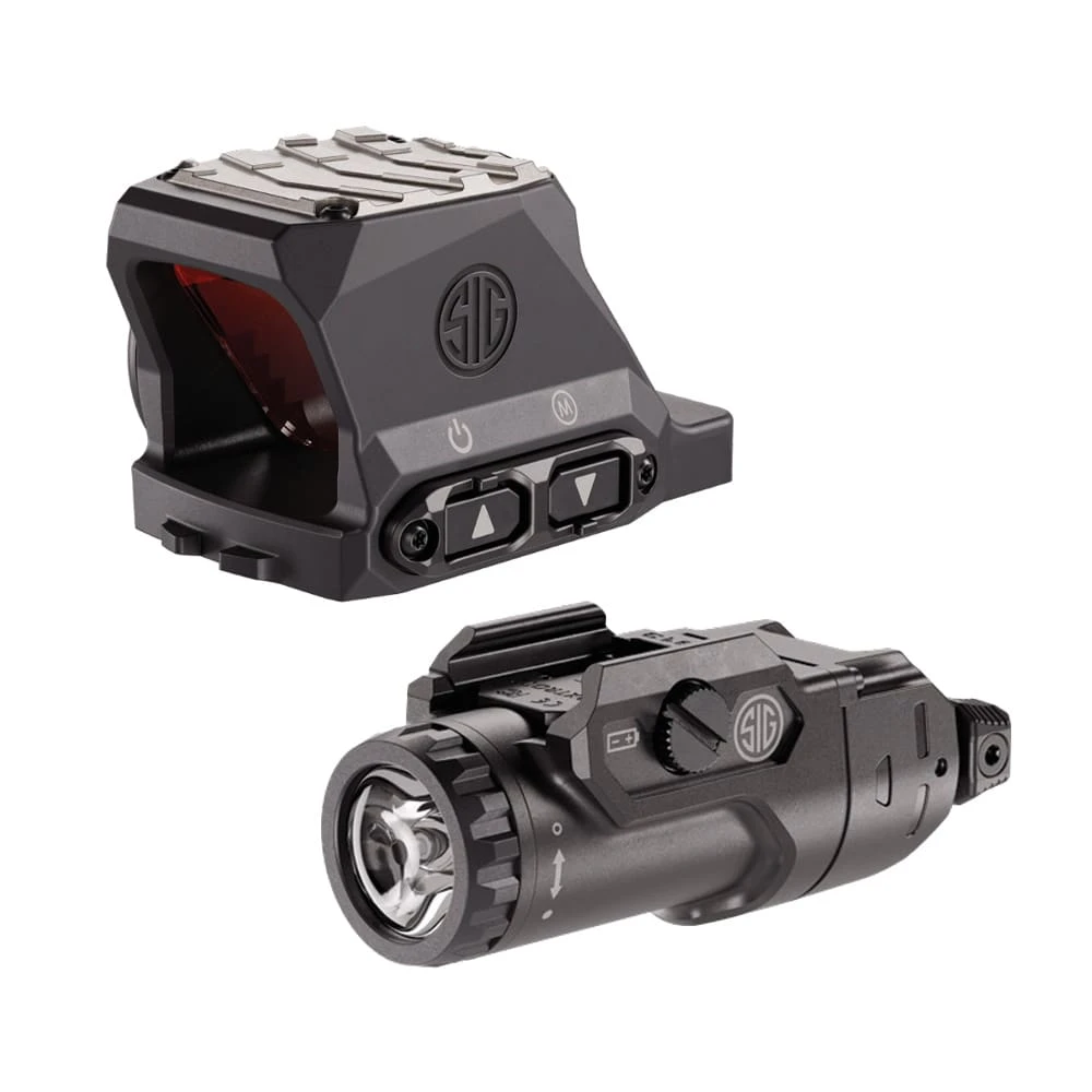 Sig Sauer XRAY5 & Foxtrot2R-LF Combo DeltaPoint Pro – viseur point rouge avec lampe d'arme