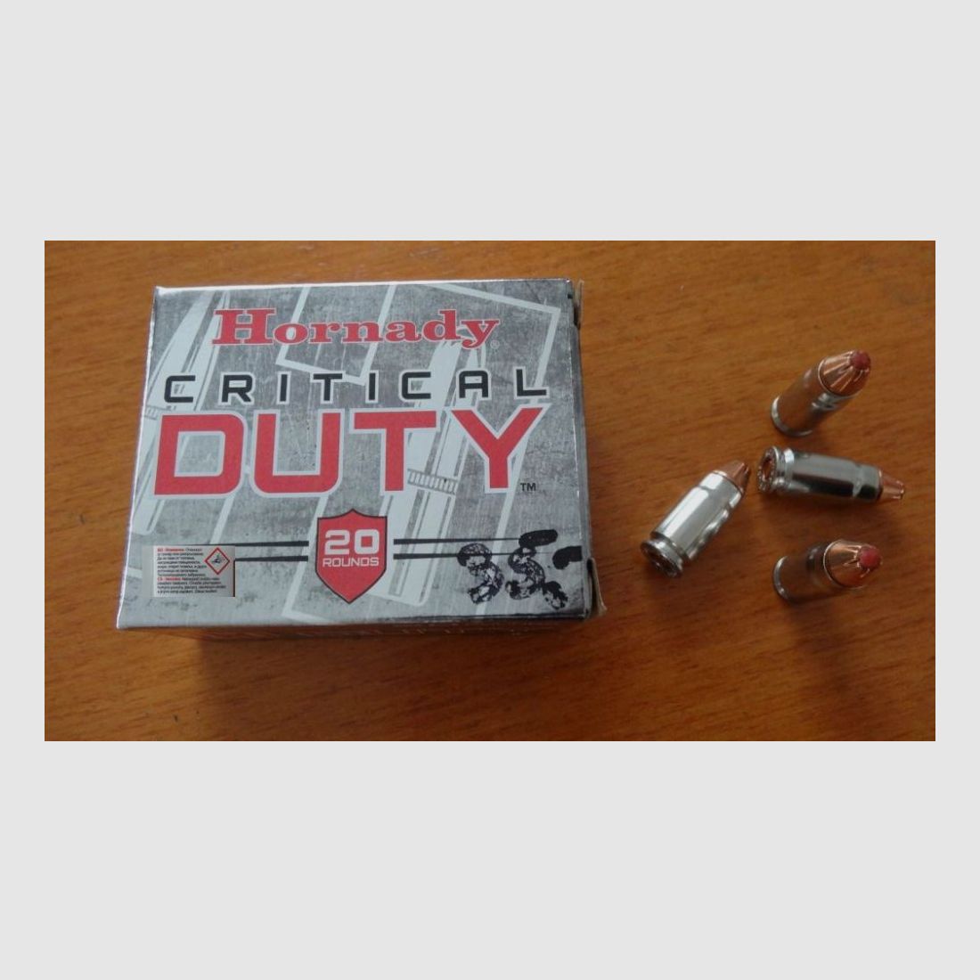 Hornady 20 Stück-Patronen von Hornady .357 Sig. 135 Gr. JHP